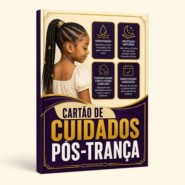 Cartão de Cuidados Pós-Trança