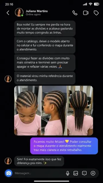 Conversa de trancista sobre simetria nas divisões